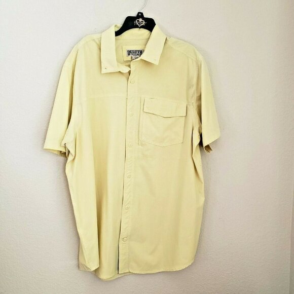 Duluth Trading Men's‎ Button UP Shirt Short Sleeve Collared Neck Size XL - Picture 1 of 10